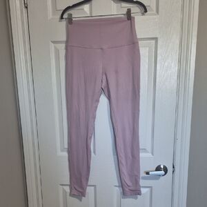 Lululemon Align Athletica Baby Pink Leggings 28"